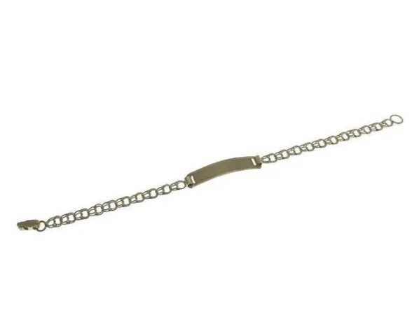 Pulsera oro milanesa identidad