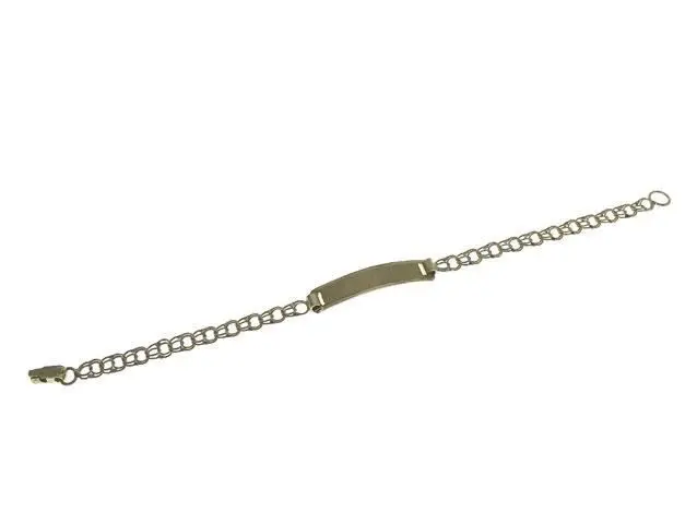 Pulsera oro milanesa identidad