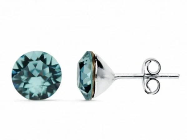 Pendientes Swarovski light zafiro