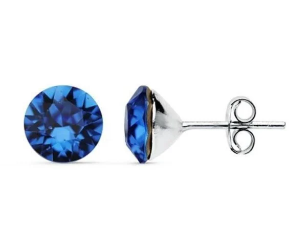Pendientes Swarovski Capri blue