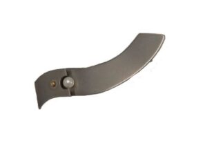 Alfiler acero oro perla