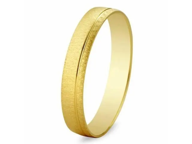 Alianza oro amarillo bisel