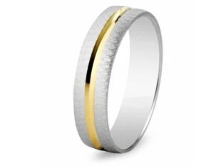 Alianza oro bicolor boda