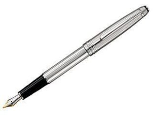 Pluma estilográfica Montblanc plata