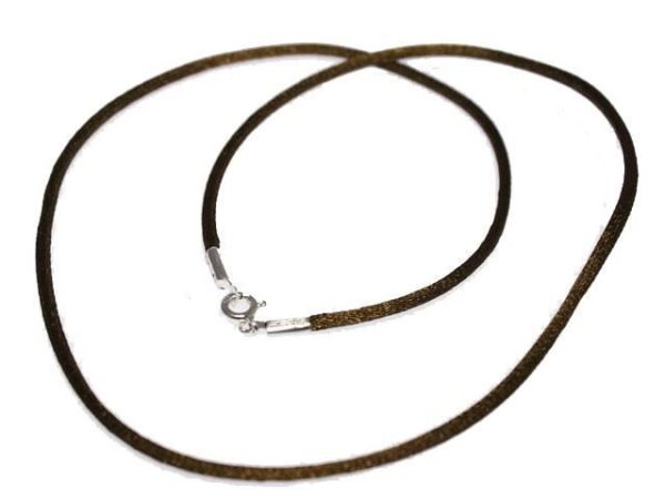 Gargantilla Seda Marron Reasa