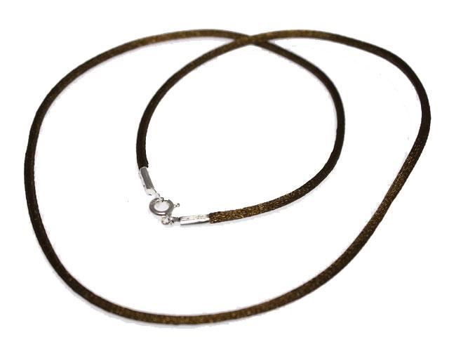 Gargantilla Seda Marron Reasa