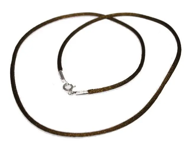 Gargantilla Seda Marron Reasa