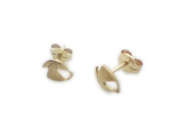 Pendientes oro amarillo veleros