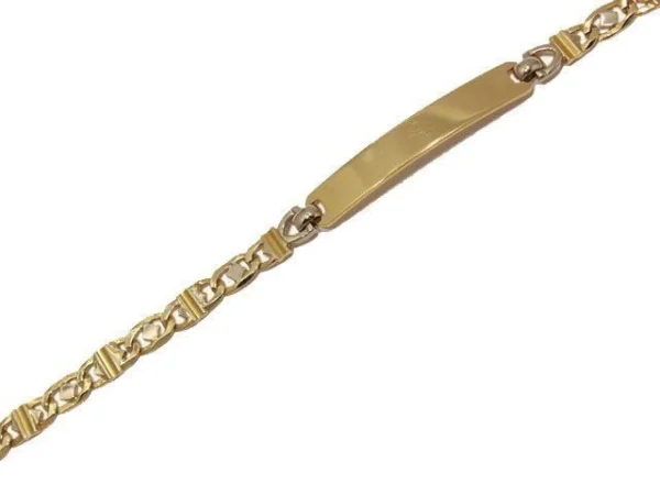 Pulsera oro identidad italiano