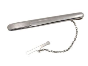 Alfiler corbata oro blanco
