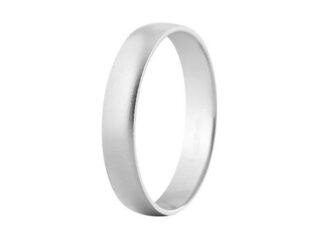 Alianza oro blanco 4mm