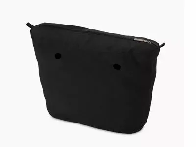 Complementos bolsa interior de algodón negro para Obag mini. - Imagen 2