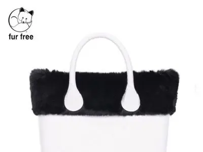 Borde Obag mini pelo negro