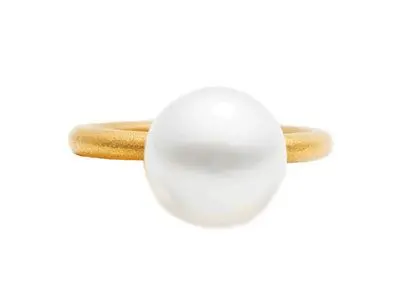 Anillo de oro y perla de la firma Kailis colección Kailisima