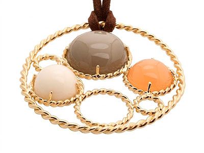 Colgante oro Antonio Pernas orla