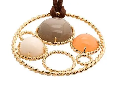 Colgante oro Antonio Pernas orla