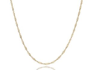 Cadena Singapur oro 45cm