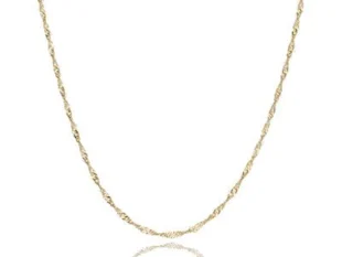 Cadena Singapur oro 45cm