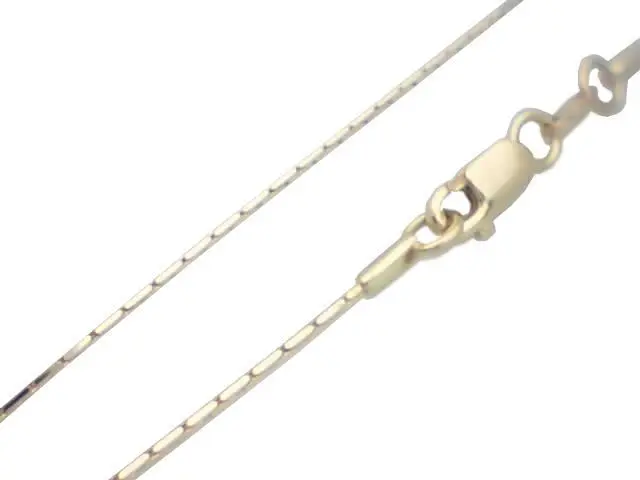 Cadena de oro amarillo de 18 quilates escubi en 45 cm - Imagen 2