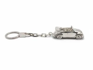 llavero plata coche descapotable