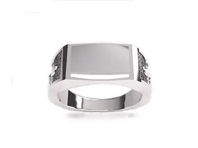 Sello plata lis mediano