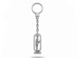 Llavero de plata egipcio