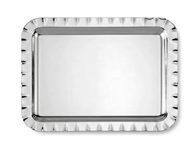 Bandeja plata ley rectangular
