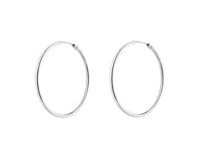 Aros plata 40 mm