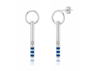 Pendientes plata silbato marinero