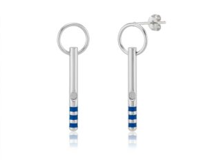 Pendientes plata silbato marinero