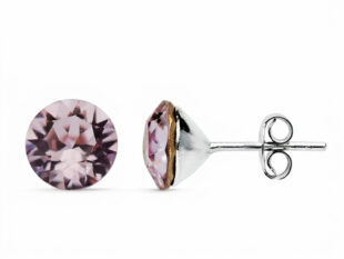 Pendientes Swarovski violeta