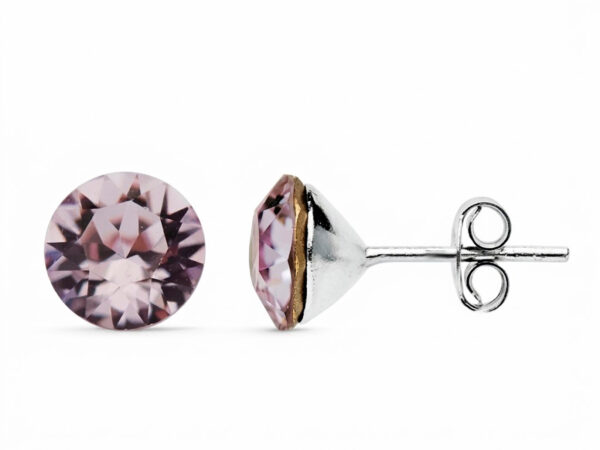 Pendientes Swarovski violeta