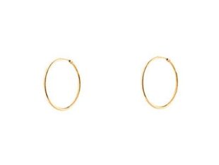 Aros plata dorada 20mm