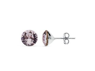 pendientes pequeños plata swarovski