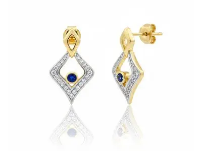 Pendientes plata piedras semipreciosas