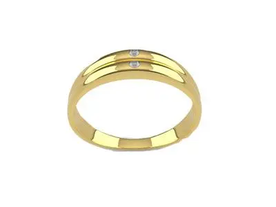 anillo doble aro chapado. Anillos de Plata Chapada