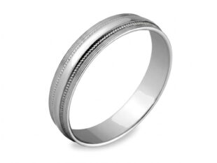 Alianza plata bisel cadenitas