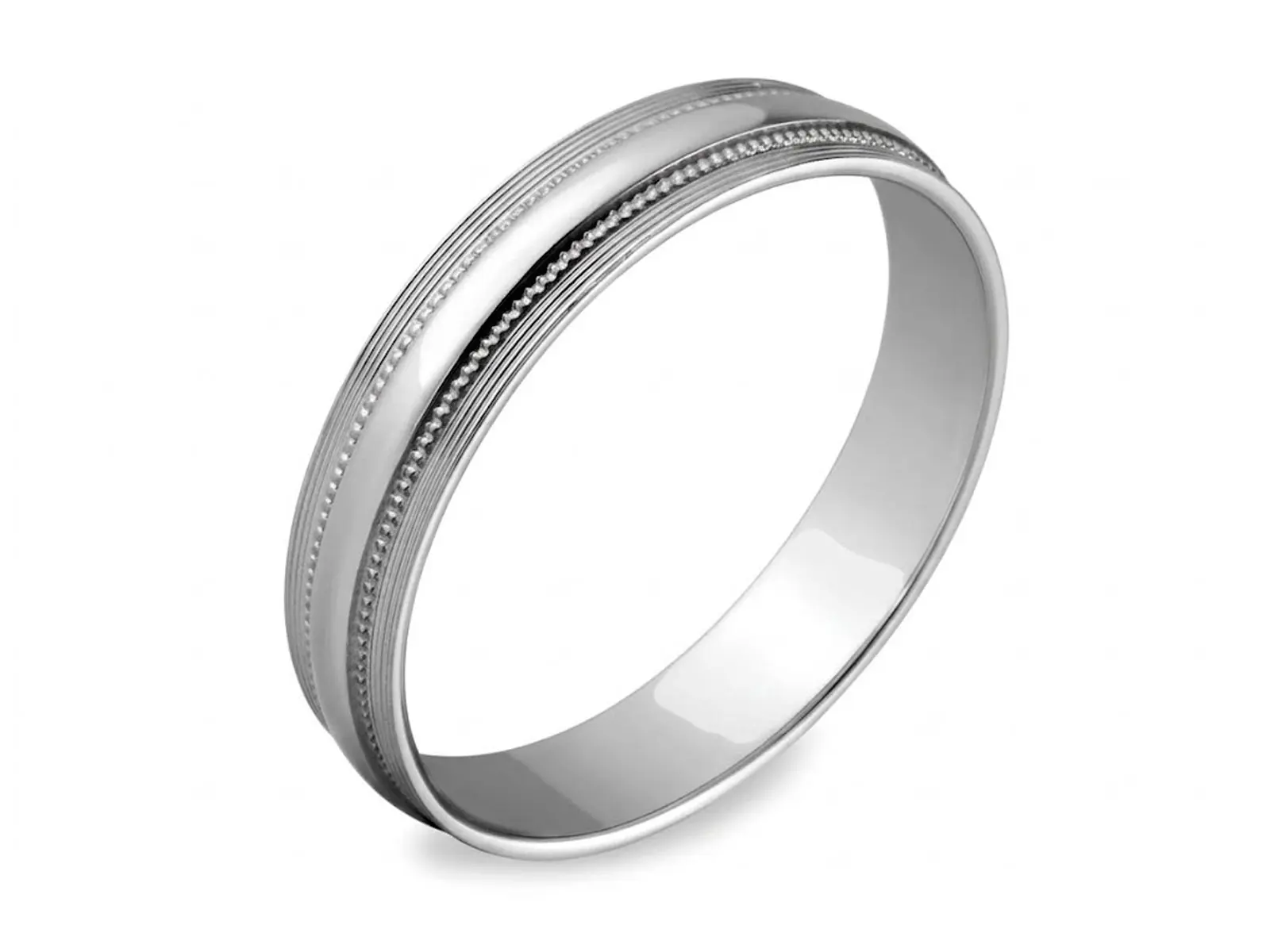Alianza plata bisel cadenitas