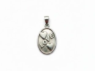 Colgante amor plata