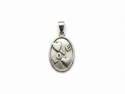 Colgante amor plata