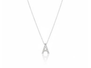 Collar plata letra "A"