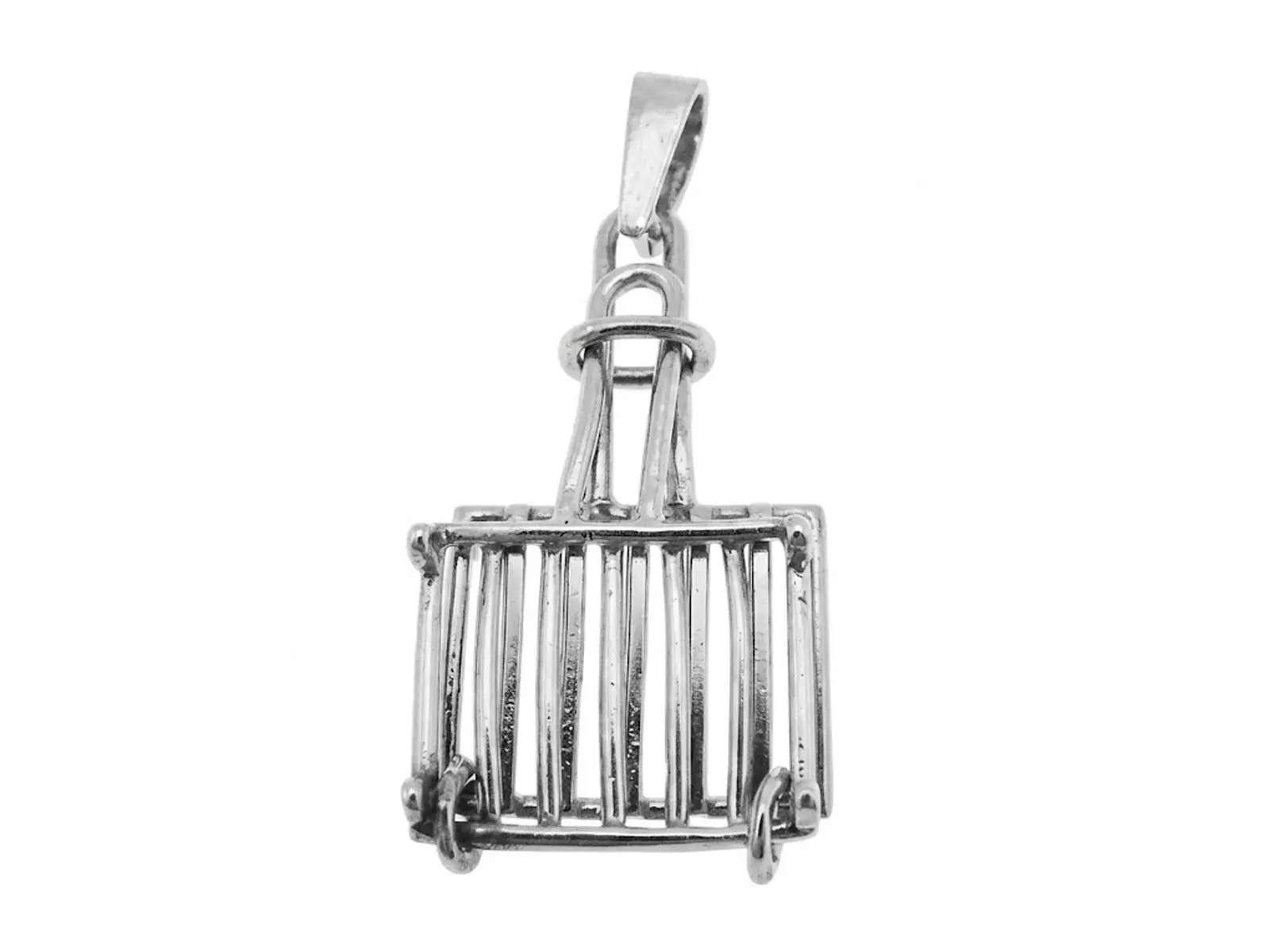 Colgante de plata parrilla