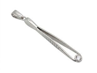 Colgante pinzas de plata