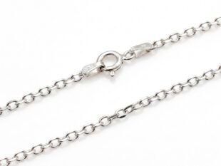 cadena de plata forzada
