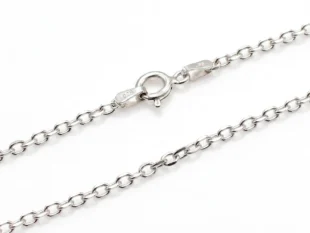 cadena de plata forzada
