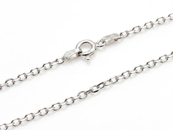 cadena de plata forzada