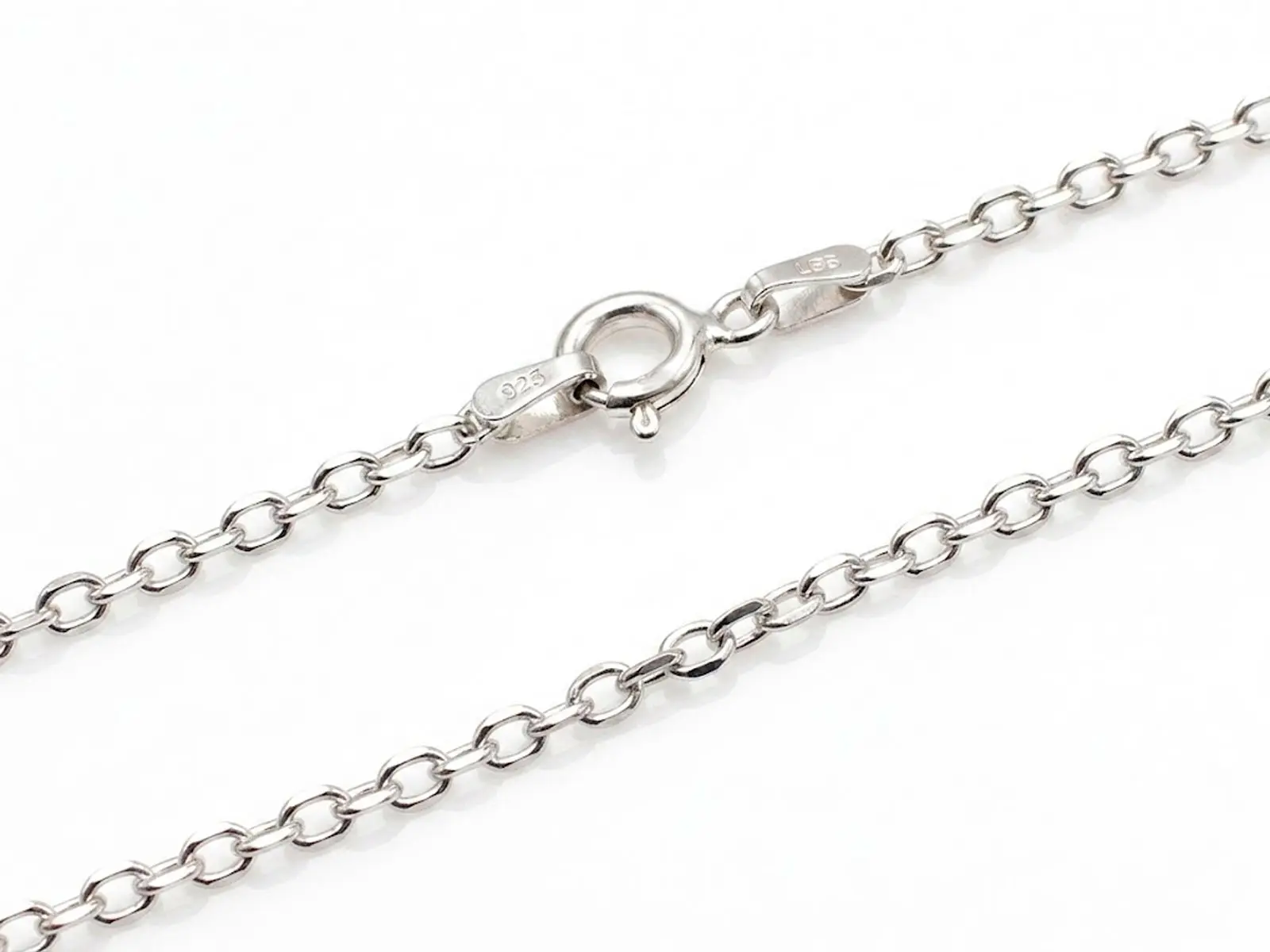 cadena de plata forzada