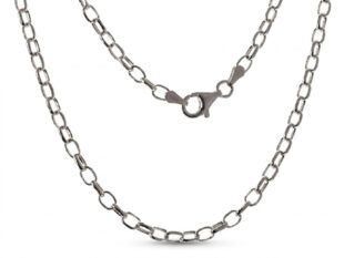 Cadena plata bizantina 70cm
