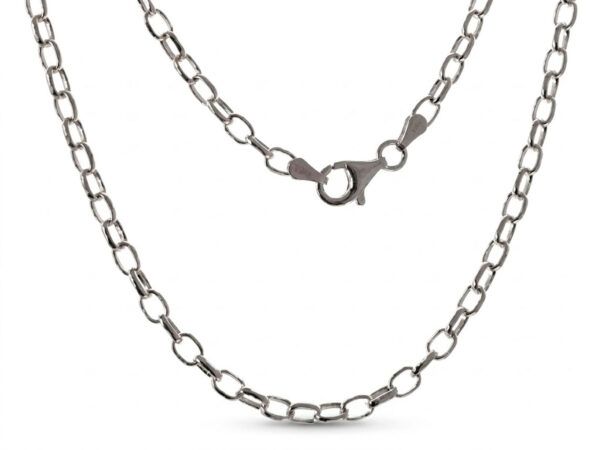 Cadena plata bizantina 70cm