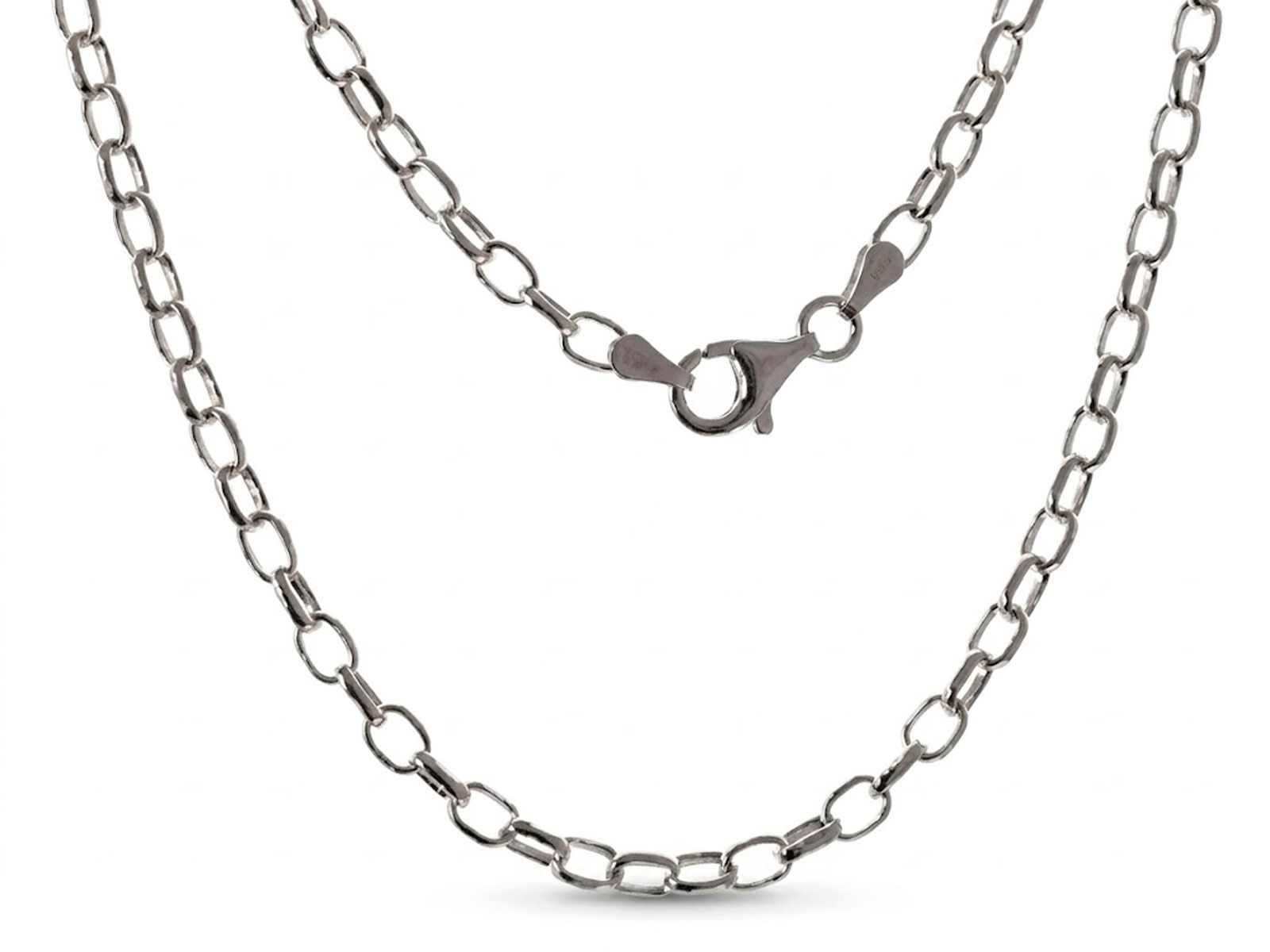 Cadena plata bizantina 70cm
